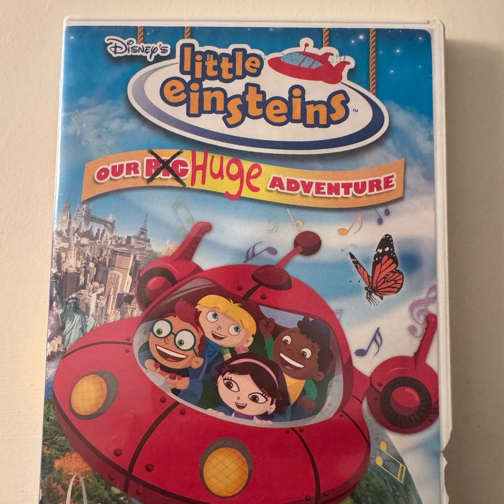 Disney Little Einsteins Adventure DVD with Red and Blue Accents